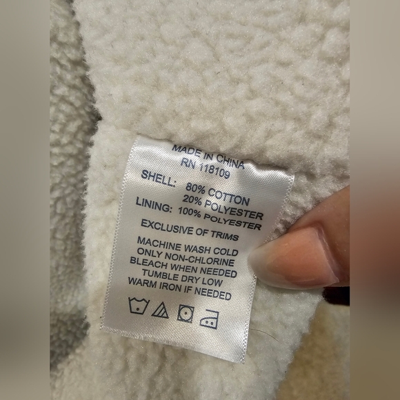 Smiths Workwear Fleece Lined Shirt Jacket Men's Red/Black XL EUC - Picture 6 of 6